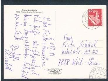 Preview: 77836  Ehemalige Abteikirche Rheinmünster-Schwarzach